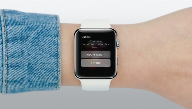 Apple Watch on the wrist