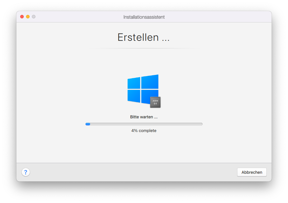 Parallels 16 for Mac M1 mit Windows 10 for Arm