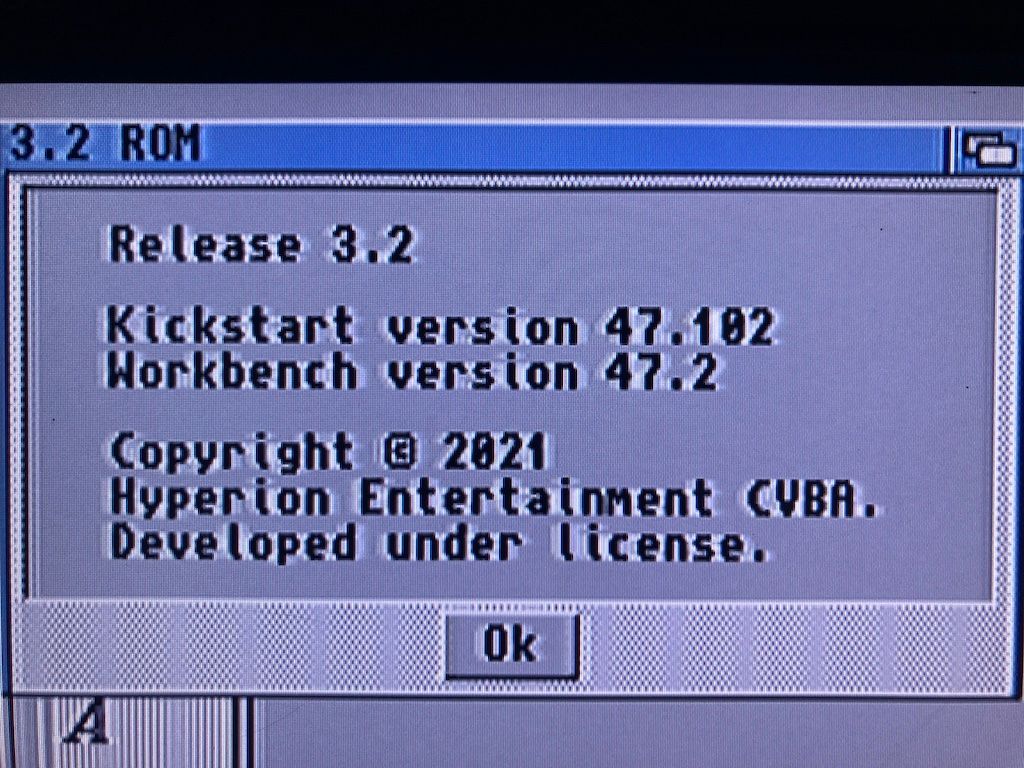 Amiga 1200 mit Kickrom 3.2 und Workbench 3.2