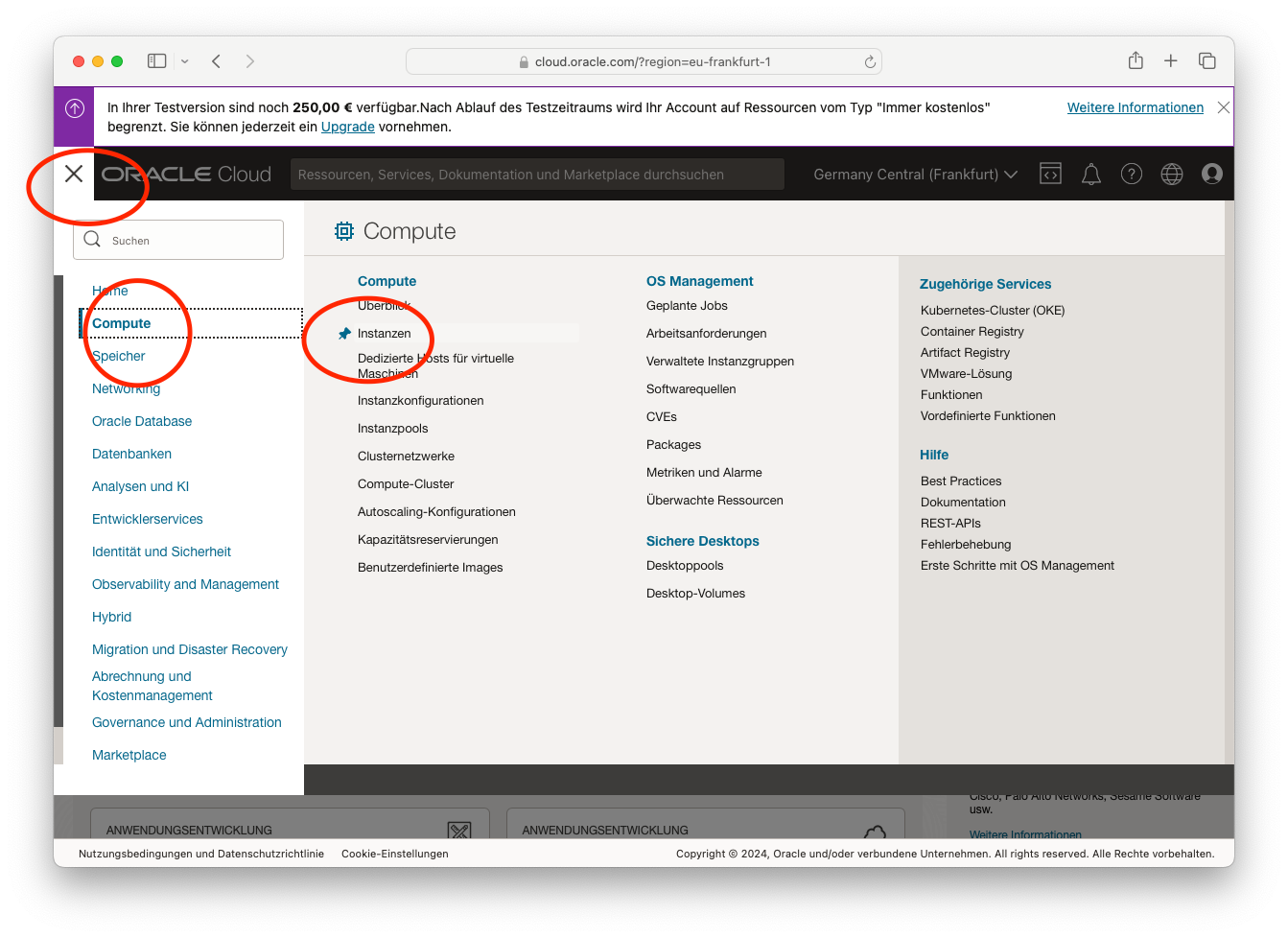 Teil 2 - Hochfahren einer Oracle Virtual Machine