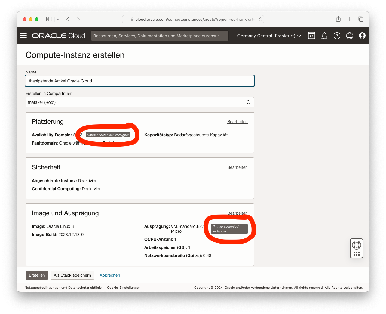 Teil 2 - Hochfahren einer Oracle Virtual Machine