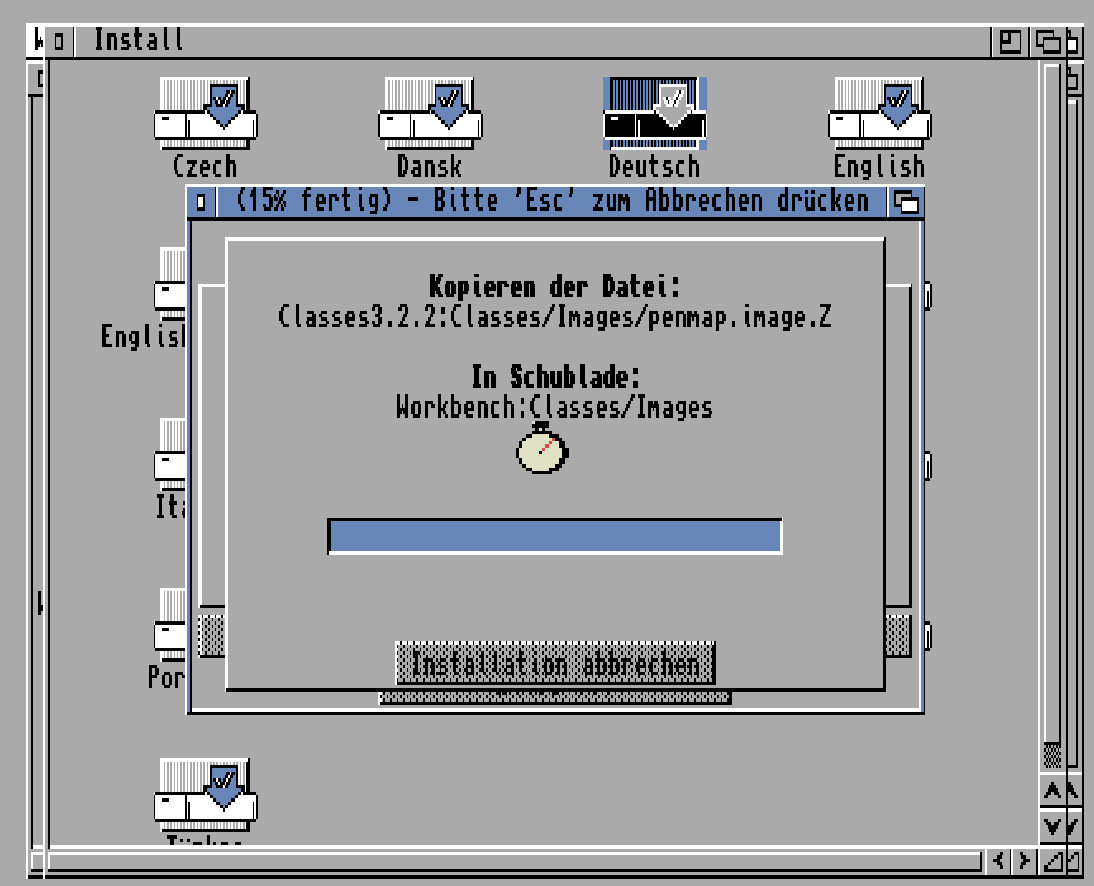 Update Amiga OS 3.2.1 auf 3.2.2.1
