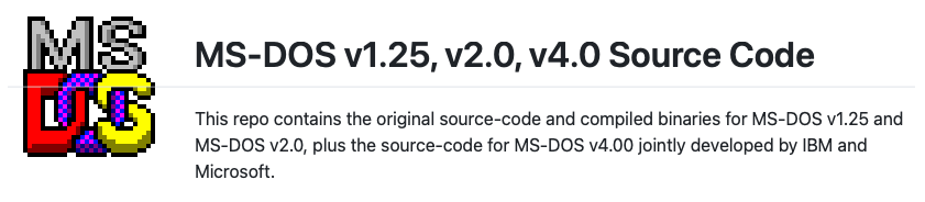 MS-DOS 4 ist Open Source