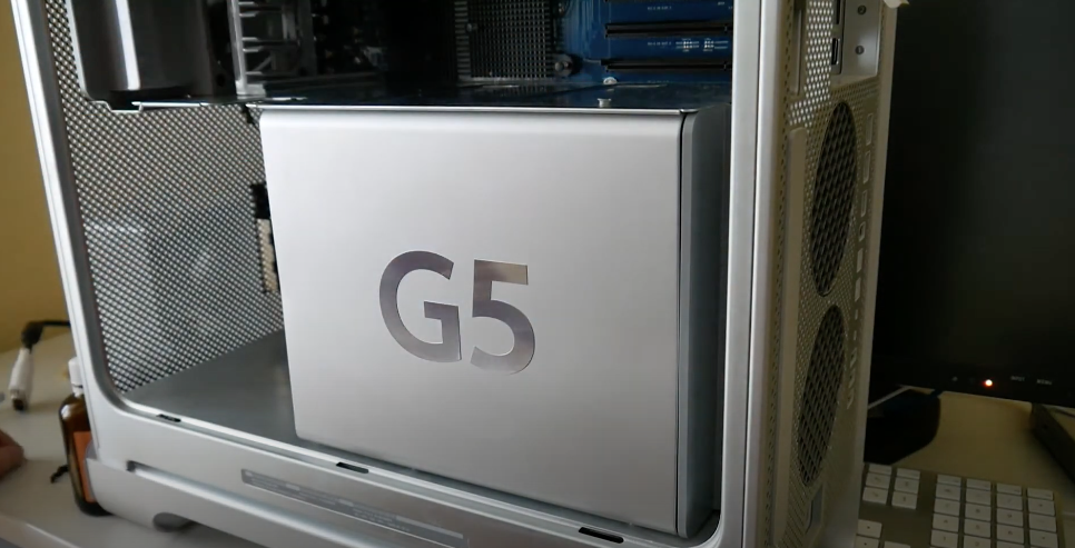 Powermac G5 Dual Core PPC 970, geöffnet