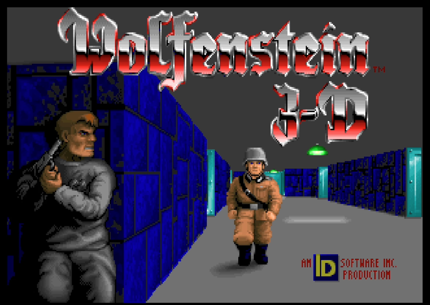 Wolfenstein 3D auf dem AMIGA 1200