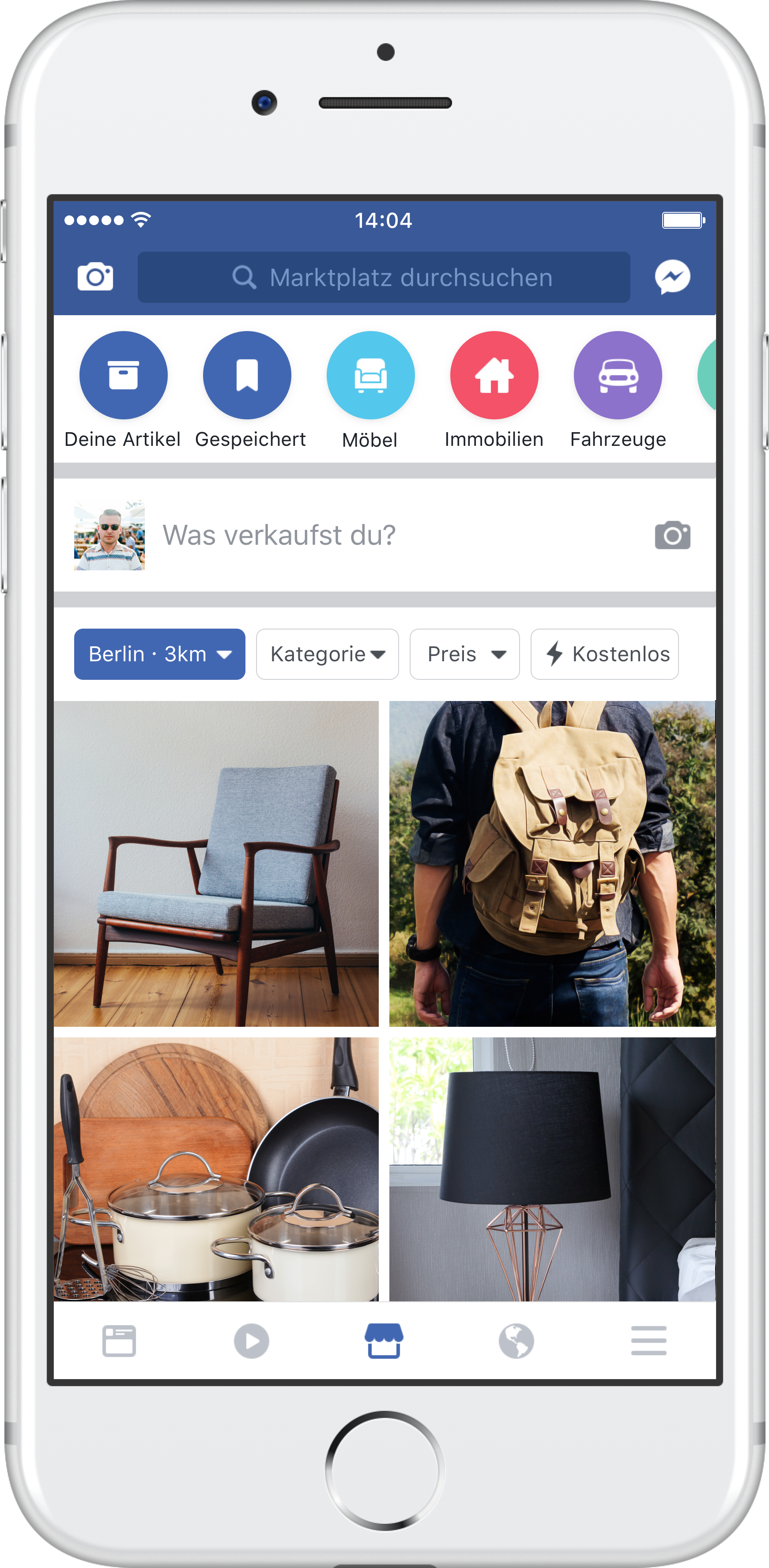 Facebook Marketplace in Deutschland gestartet [UPDATE]