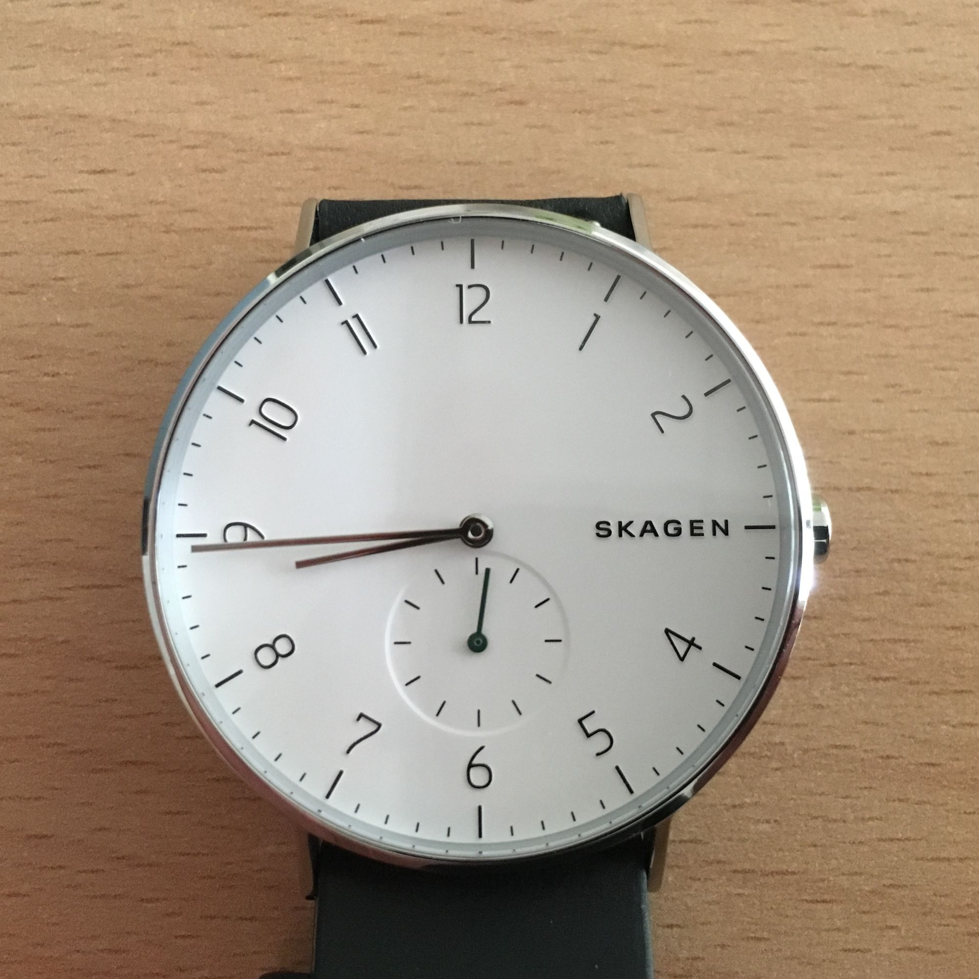 [REVIEW] Herren Uhr mit Leder Armband - Skagen Aaren SKW6466