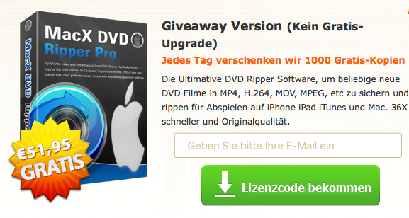 [DOWNLOAD] MacX DVD Ripper Pro V4.6.0 kostenlos