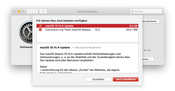 macOS 10.14.4 ist da
